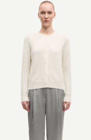 NOR SHORT CÁRDIGAN CLEAR CREAM