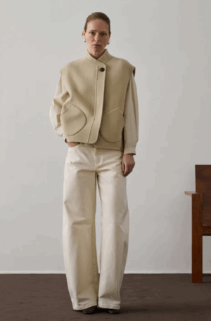 CHALECO ADELINE TIZA