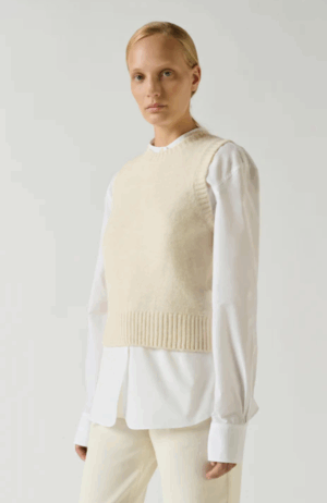 CHALECO NAMASTE ECRU