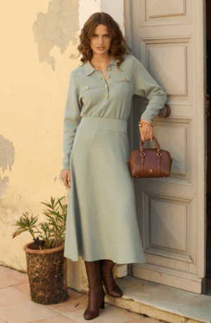 FALDA JASMINE CELADON