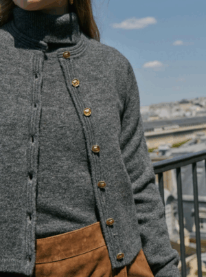 CÁRDIGAN MYRIAM CHARCOAL