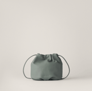 BOLSO TOTITA FRUNCIDO PEQUEÑO AZUL POSIDONIA