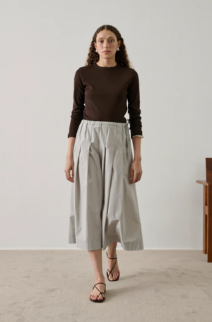 FALDA AMALIA GRIS CLARO